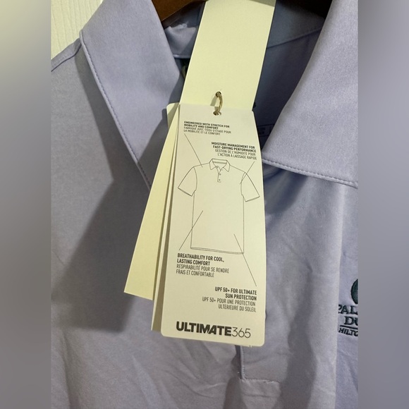 Adidas Lavender Polo Shirt. - Picture 4 of 4